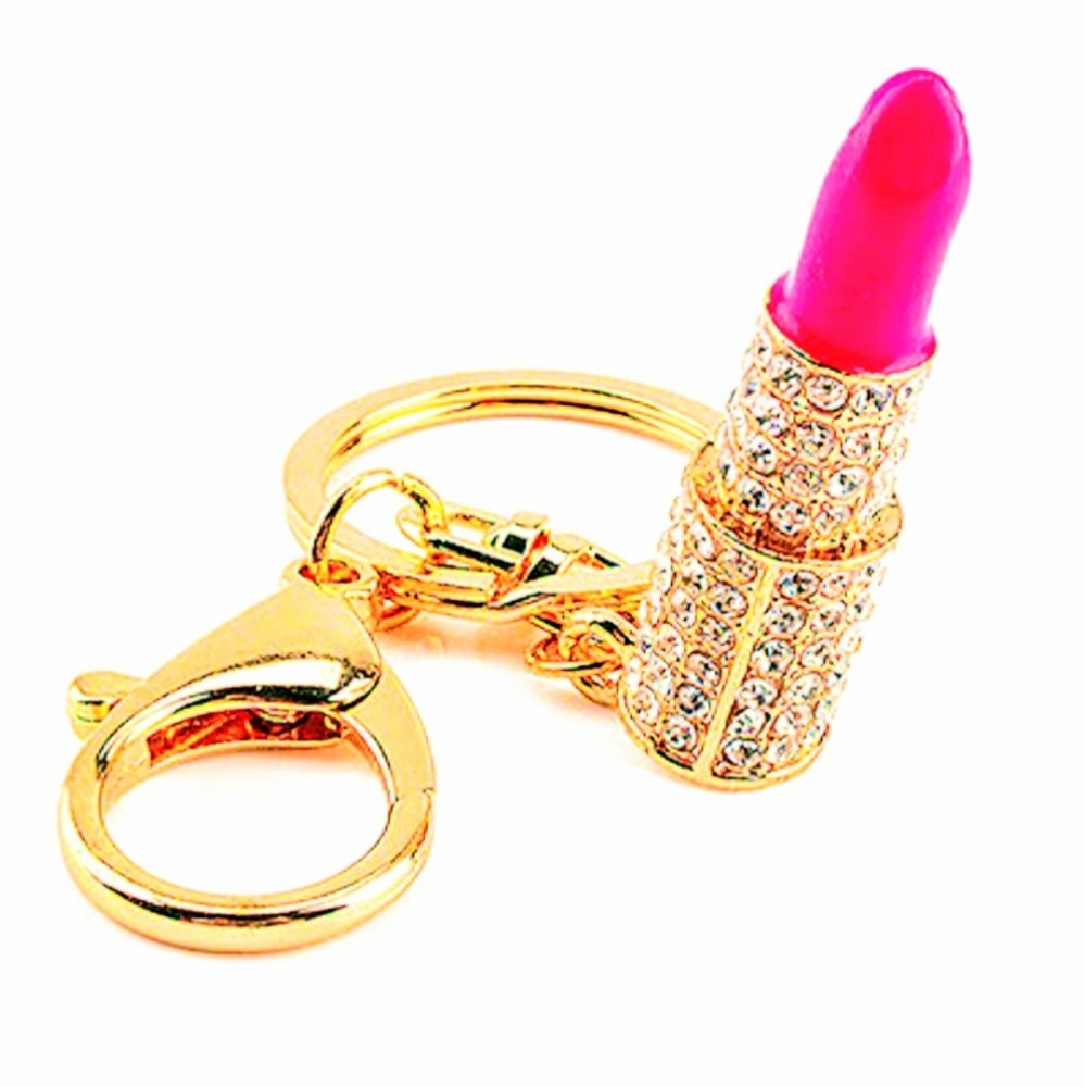 COMING BACK SOON! 5🌟Rated Bling Lipstick Keychain - Picture 4 of 4